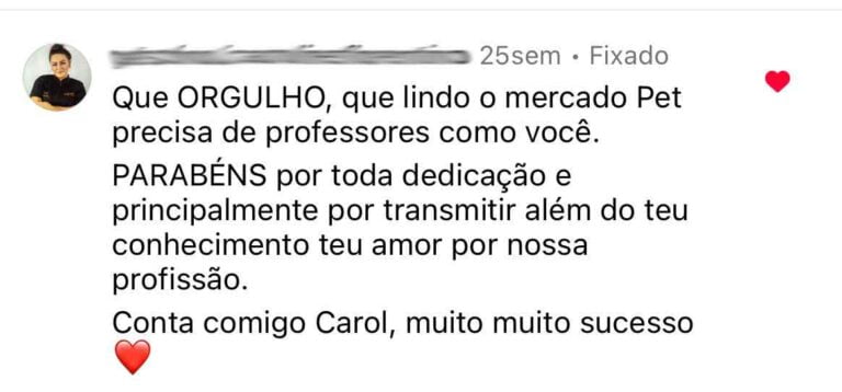 Depoimento Petschool sobre Treinamento Banho e Tosa